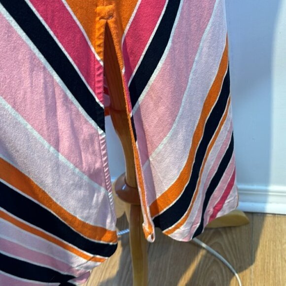Land’s end stretch Lycra striped maxi dress size small - Picture 14 of 14